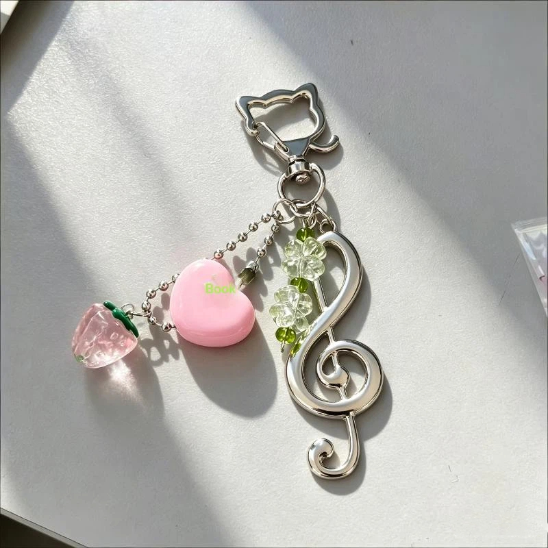 Phone Accessories For Teen Girls - Schattige Aardbeienster Sleutelhanger Telefoonkoord Kawaii Roze