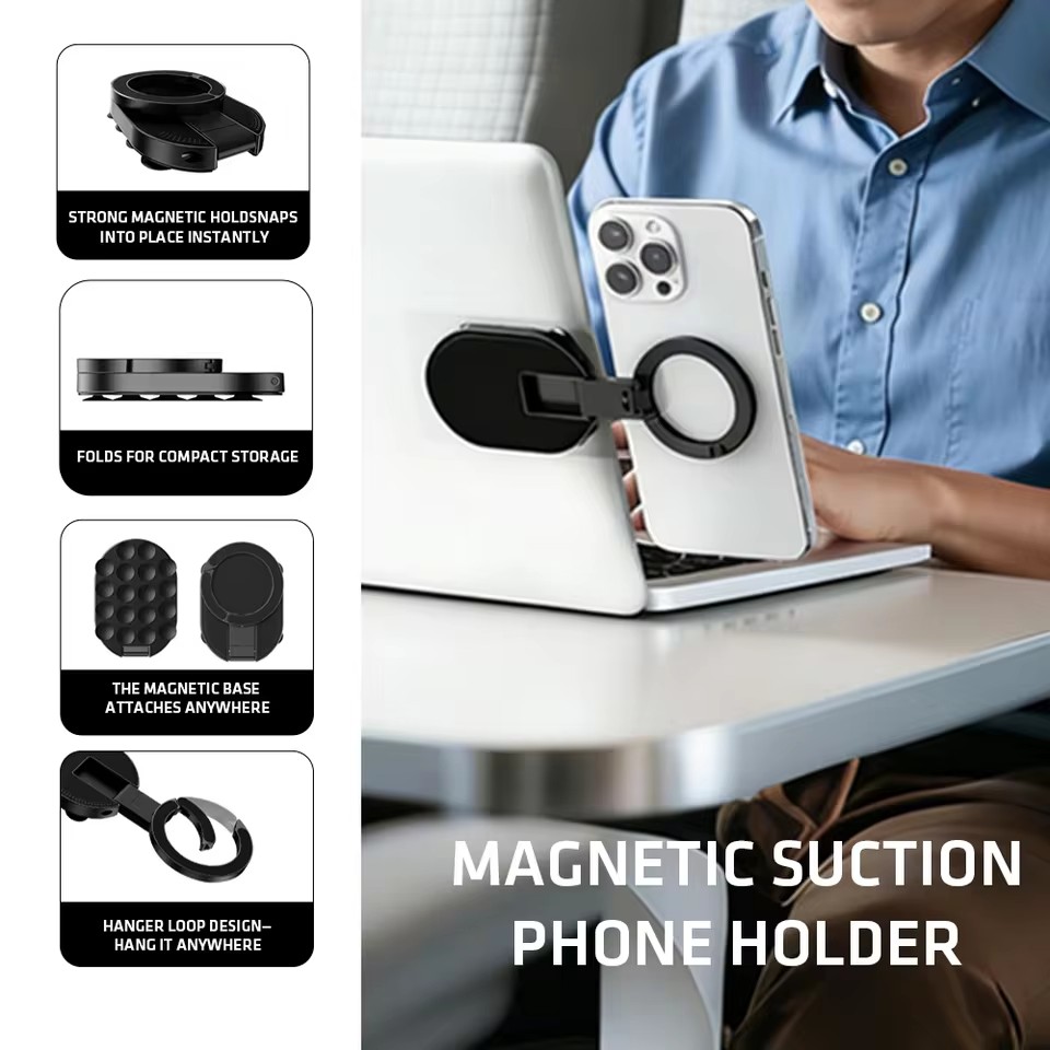 Phone Accessories - MA39 Magnetische Opvouwbare Telefoonstandaard Universeel 360°