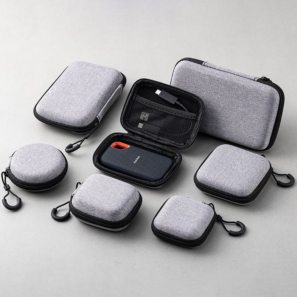 Phone Accessories - 1 stuks oortelefoon/telefoon/oplaadkabel EVA opbergtas voor