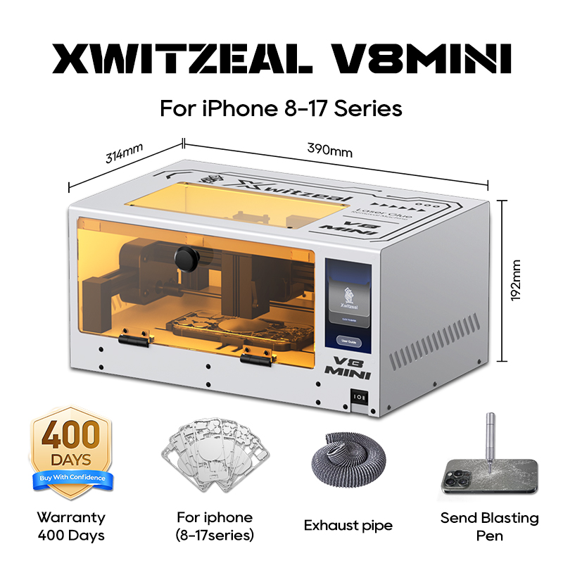 Phone Repair Kit - Xwitzeal ® V8 MINI Laserlijmverwijderingsmachine voor