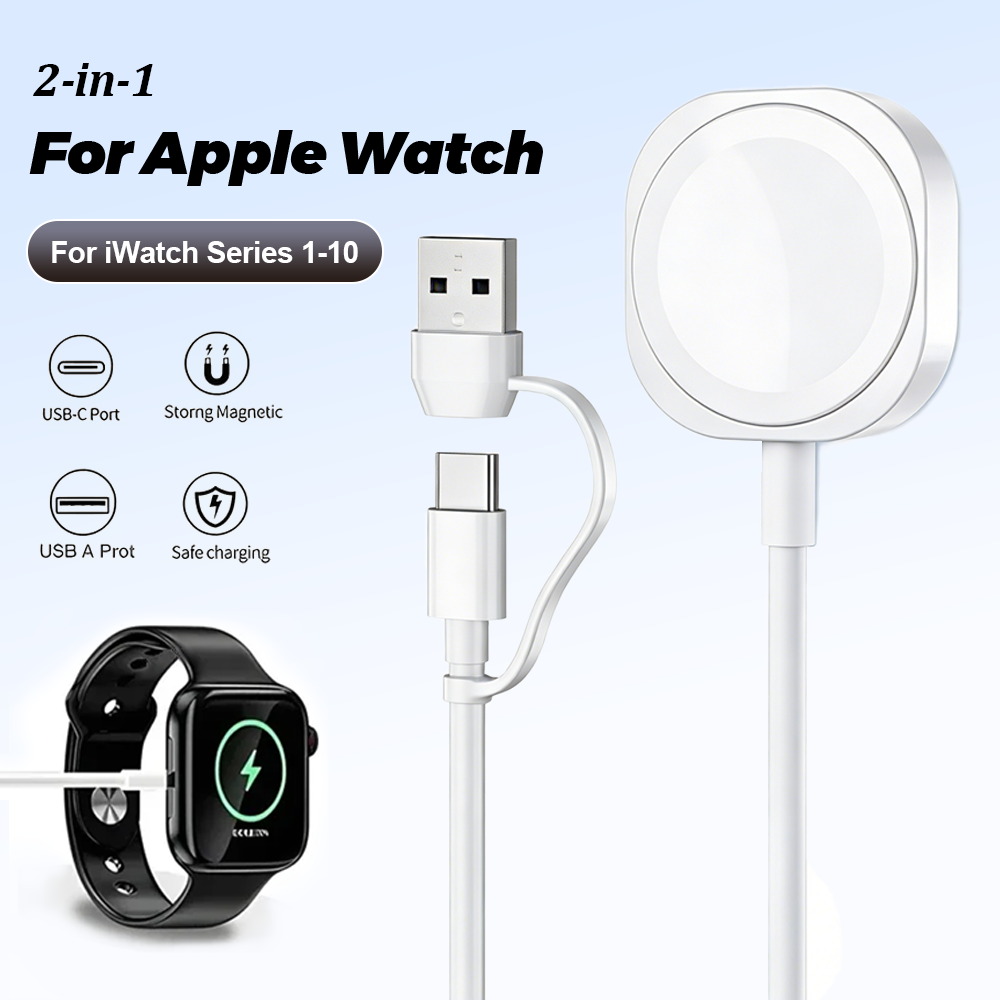 Usb Data Cable - 2-in-1 Magnetische Draadloze USB A Snellader