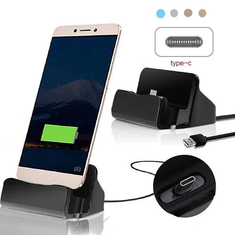 Usb Data Cable - Type C USB Dock Charger Telefoonhouder