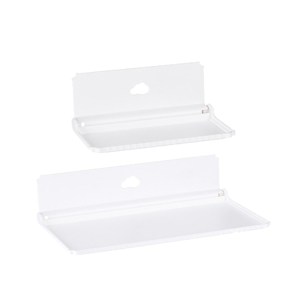 Phone Accessories - Ponsvrije opvouwbare wandmontage opbergplank zelfklevende mini