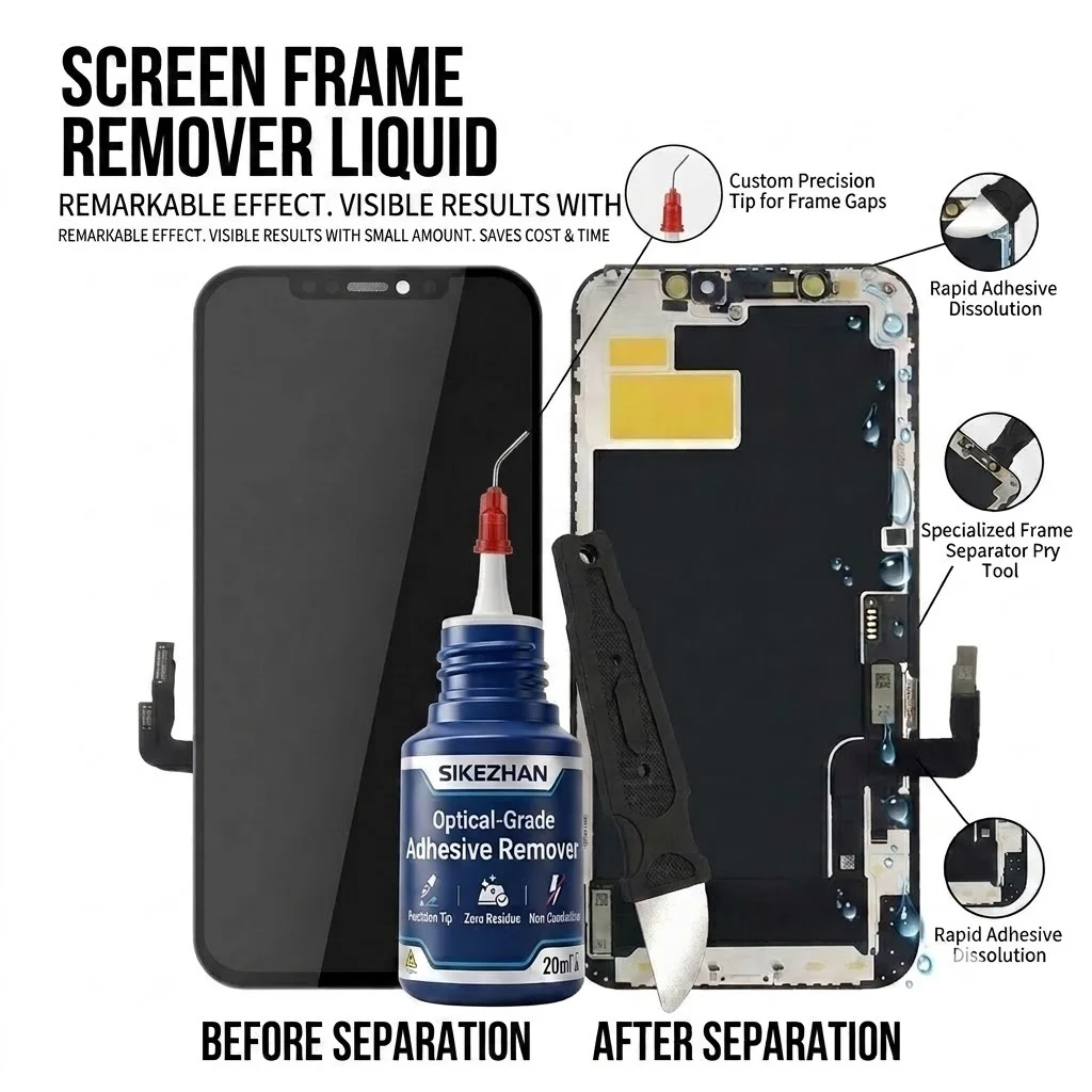 Phone Repair Kit - SIKEZHAN 20ml optische kwaliteit lijmverwijderaar reinigingsset