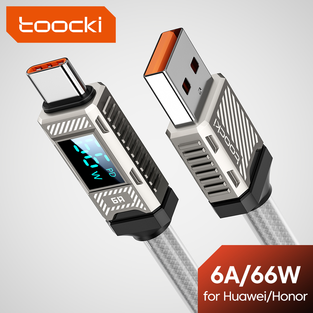 Toocki PD 66W USB C Kabel 6A D - Usb Data Cable recensie en prijs