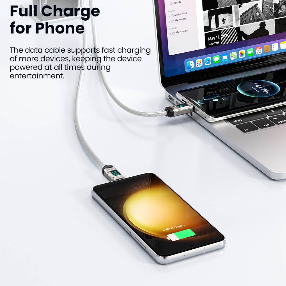 Toocki PD 66W USB C Kabel 6A D - Usb Data Cable recensie en prijs