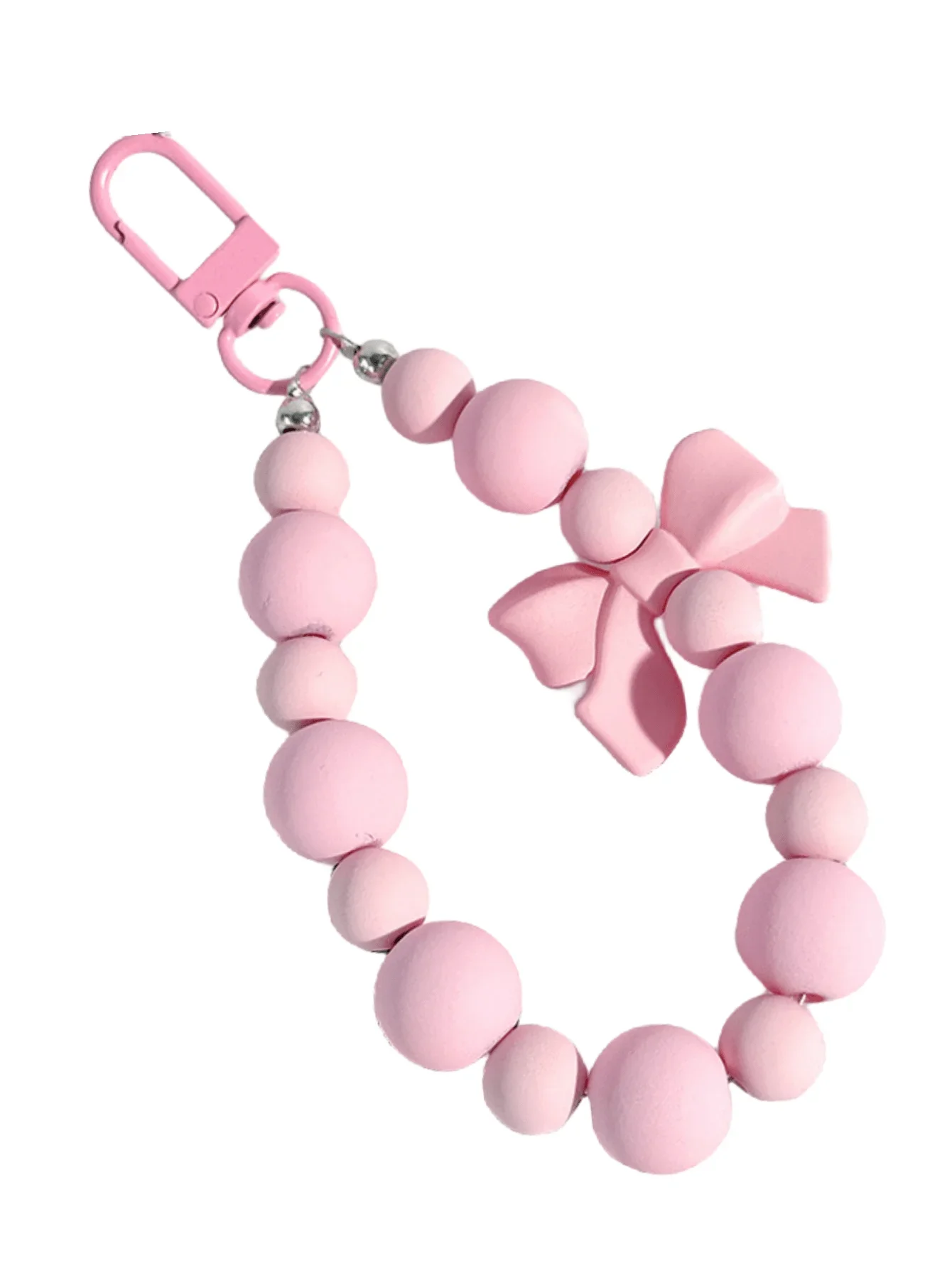 1pc Roze Parel Strik Sleutelha - Phone Accessories For Teen Girls recensie en prijs