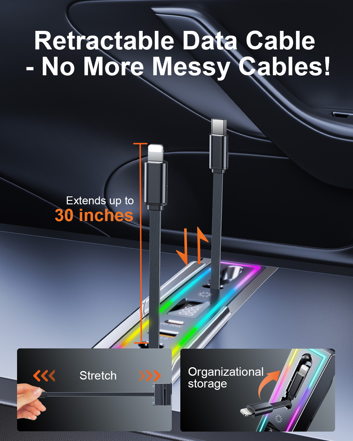 Eary USB-hub voor Tesla Model  - Usb Data Cable recensie en prijs